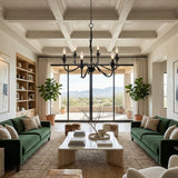 Modern European furniture - Flower-Inspired 6-Light Chandelier - www.oroa.com