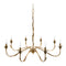 Modern European furniture - Flower-Inspired 8-Light Chandelier - www.oroa.com