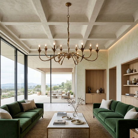   Modern European furniture - Flower-Inspired 8-Light Chandelier - www.oroa.com | Oroa.com