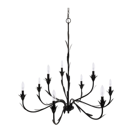 Modern European furniture - Flower-Inspired 9-Light Chandelier - www.oroa.com