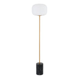Modern European furniture - White Glass Accent Floor Lamp - www.oroa.com