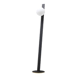Modern European furniture - White Glass Modern Floor Lamp - www.oroa.com