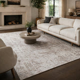 Modern European furniture - Gray Viscose Blend Carpet - www.oroa.com