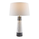 Modern European furniture - Two-Toned Marble Table Lamp - www.oroa.com