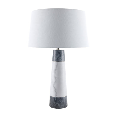 Two-Toned Marble Table Lamp | Kuda Home Lumion