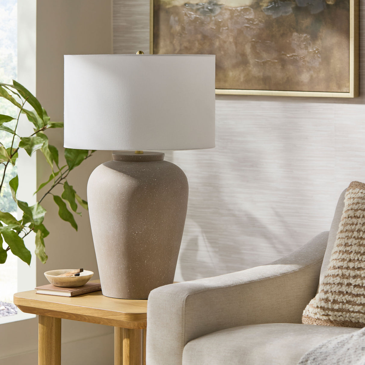   Painted Ceramic Accent Table Lamp | Oroa.com