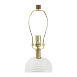 Modern European furniture - White Drum Linen Table Lamp - www.oroa.com