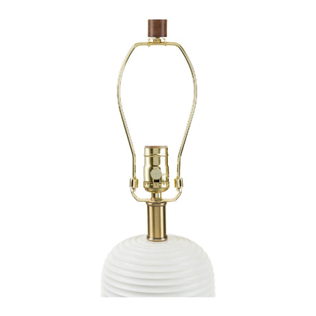 Modern European furniture - White Drum Linen Table Lamp - www.oroa.com