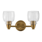 Modern European furniture - Gold Framed Glass Wall Lamp - www.oroa.com