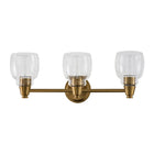 Modern European furniture - Gold Framed Glass Wall Lamp - www.oroa.com