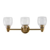 Modern European furniture - Gold Framed Glass Wall Lamp - www.oroa.com