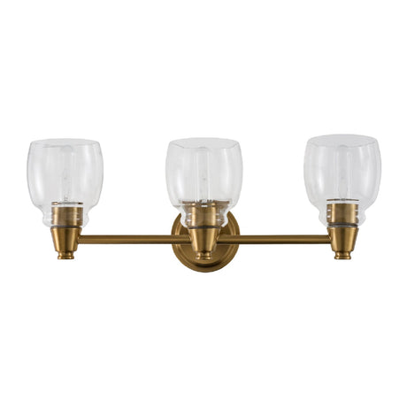 Modern European furniture - Gold Framed Glass Wall Lamp - www.oroa.com