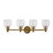 Modern European furniture - Gold Framed Glass Wall Lamp - www.oroa.com