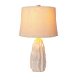 Modern European furniture - Wavy White Ceramic Table Lamp - www.oroa.com