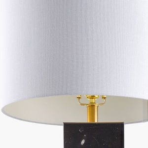   Black & White Marble Table Lamp | Oroa.com