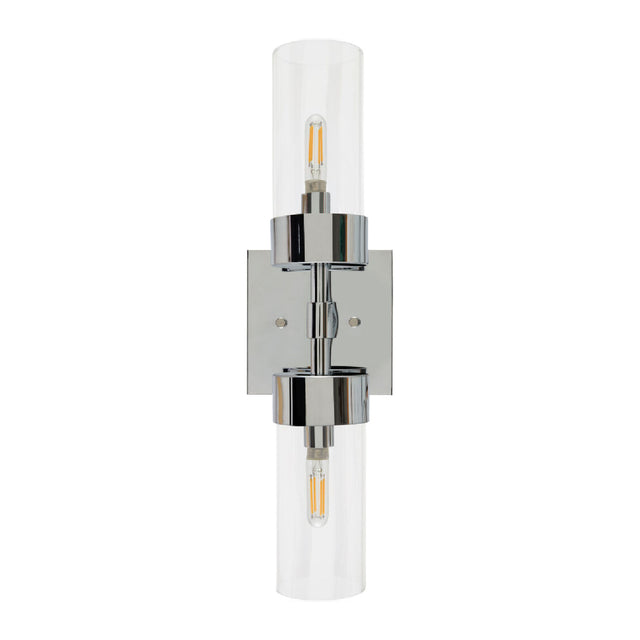 Modern European furniture - Chrome 2-Light Wall Lamp - www.oroa.com