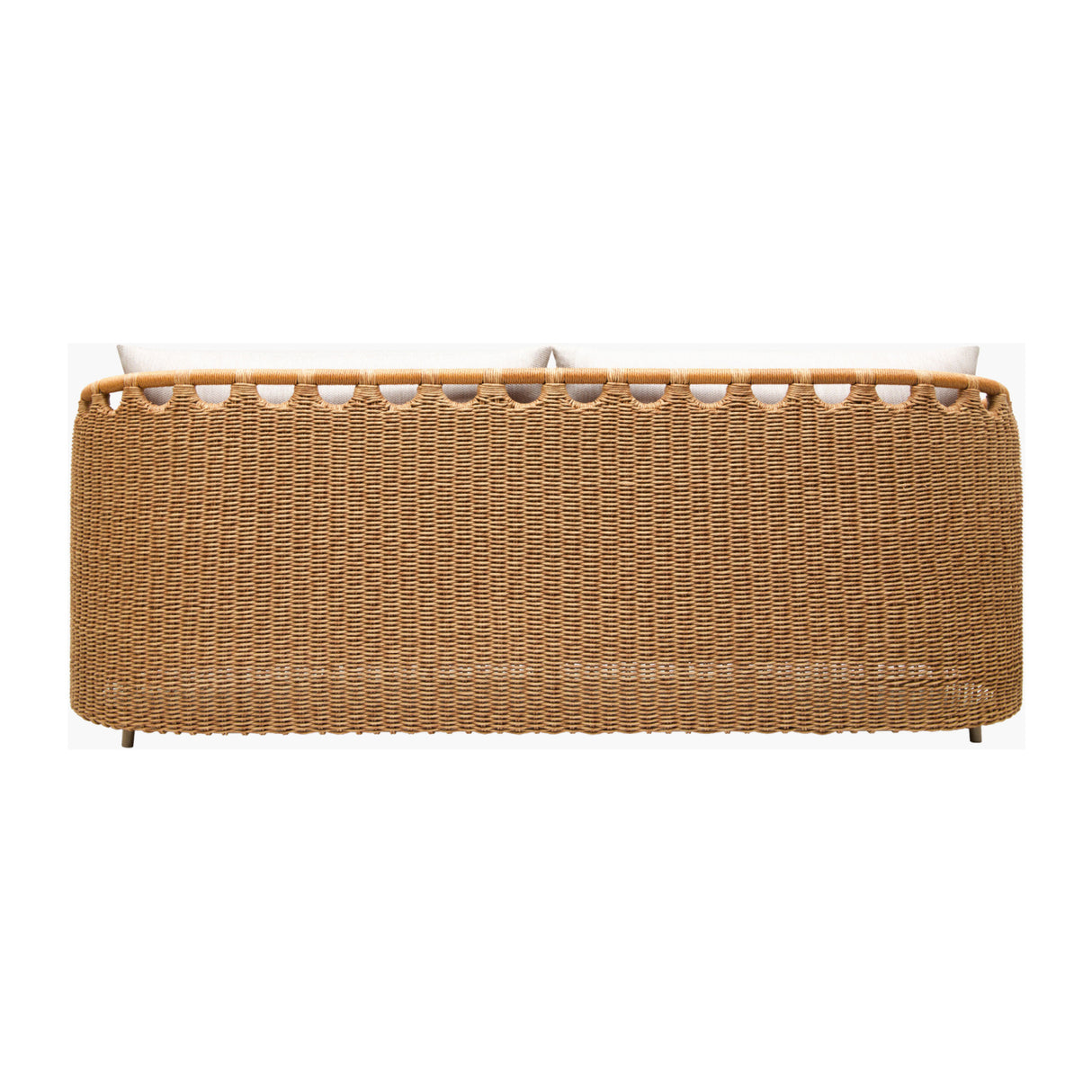   Hand-Woven Wicker Outdoor Sofa | Oroa.com