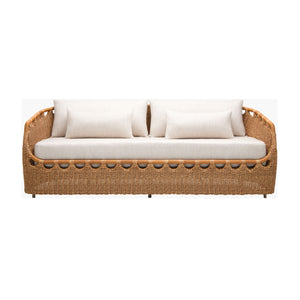   Hand-Woven Wicker Outdoor Sofa | Oroa.com