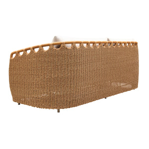   Hand-Woven Wicker Outdoor Sofa | Oroa.com