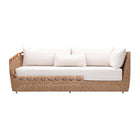 Modern European furniture - Hand-Woven Wicker Outdoor Sectional Sofa - www.oroa.com