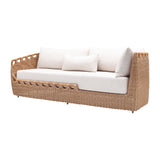 Modern European furniture - Hand-Woven Wicker Outdoor Sectional Sofa - www.oroa.com