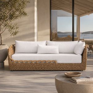  Modern European furniture - Hand-Woven Wicker Outdoor Sectional Sofa - www.oroa.com | Oroa.com