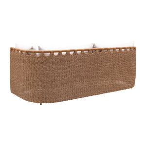   Modern European furniture - Hand-Woven Wicker Outdoor Sectional Sofa - www.oroa.com | Oroa.com