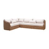 Modern European furniture - Hand-Woven Wicker Outdoor Sectional Sofa - www.oroa.com