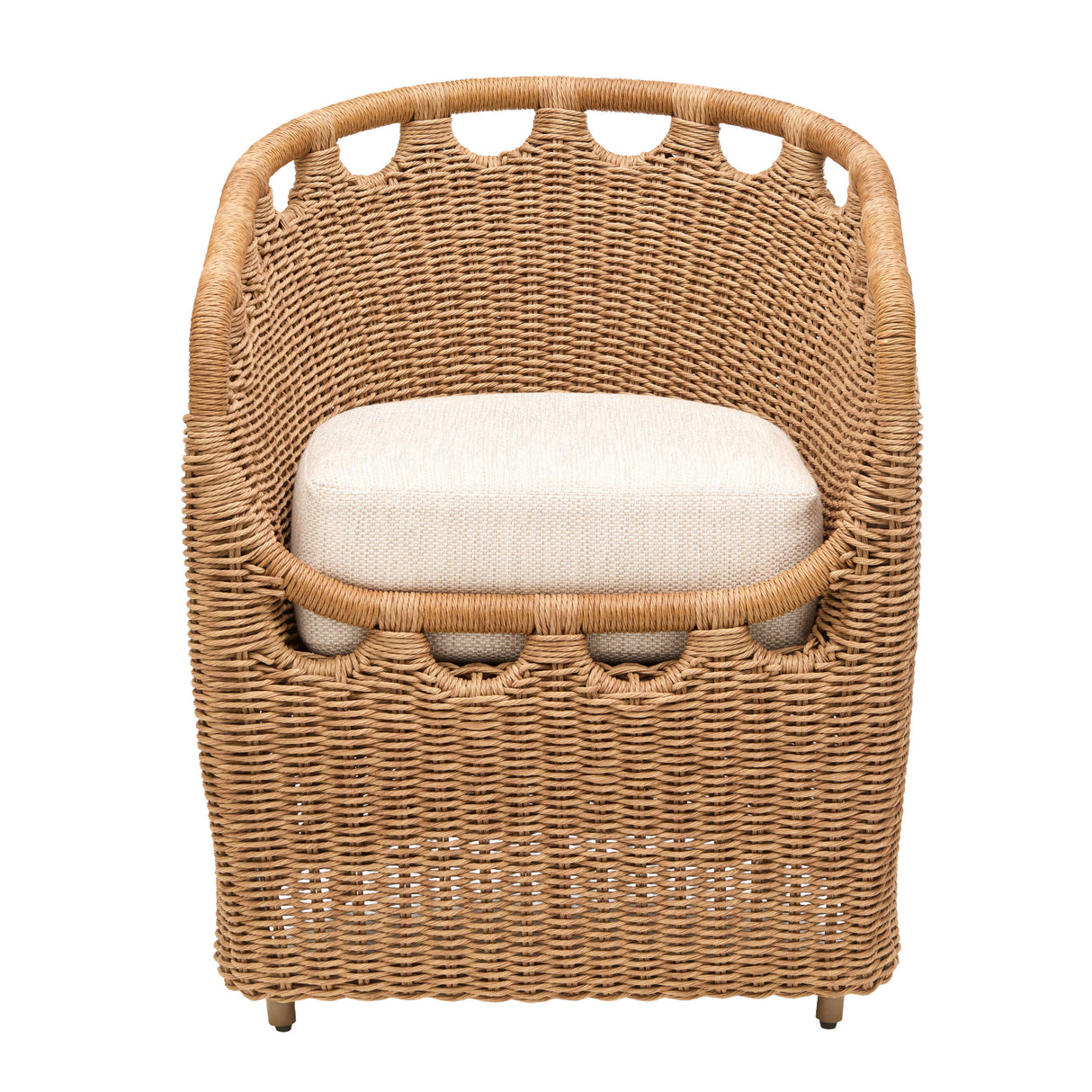   Hand-Woven Wicker Outdoor Dining Chair | Oroa.com