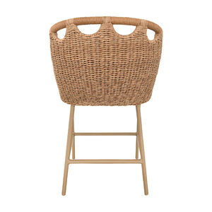   Hand-Woven Wicker Outdoor Counter Stool | Oroa.com