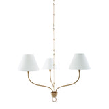 Modern European furniture - Copper-Armed 3-Light Chandelier - www.oroa.com