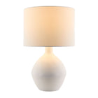 Modern European furniture - Linen Shade Ceramic Table Lamp - www.oroa.com