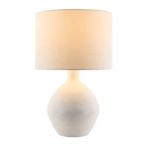 Modern European furniture - Linen Shade Ceramic Table Lamp - www.oroa.com