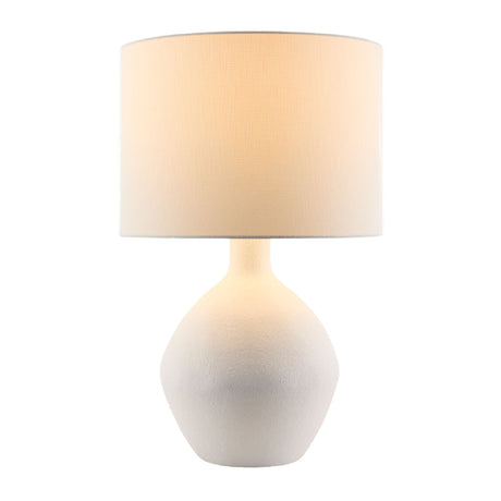   Modern European furniture - Linen Shade Ceramic Table Lamp - www.oroa.com | Oroa.com