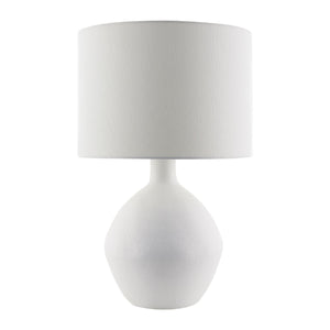   Modern European furniture - Linen Shade Ceramic Table Lamp - www.oroa.com | Oroa.com