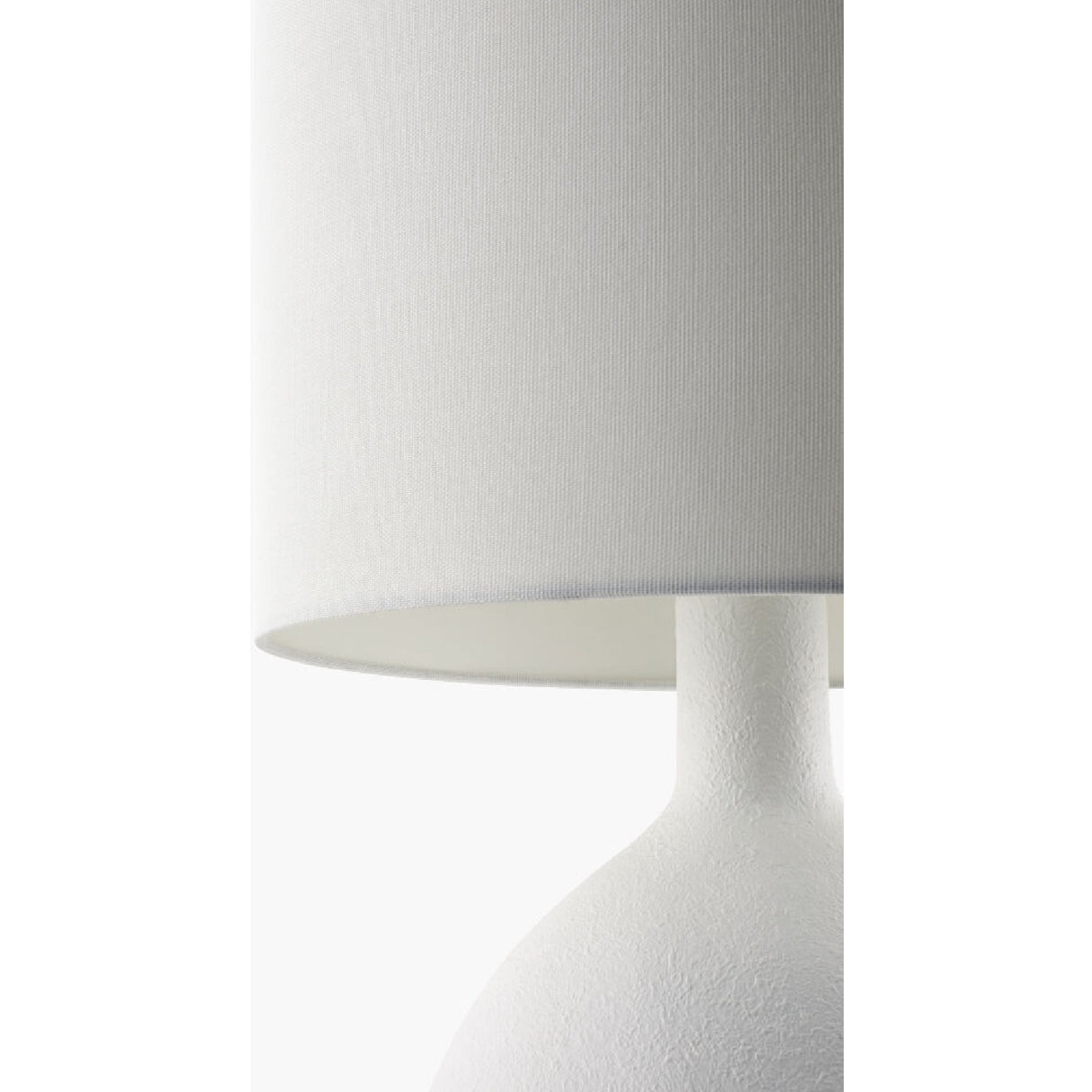   Modern European furniture - Linen Shade Ceramic Table Lamp - www.oroa.com | Oroa.com