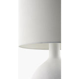 Modern European furniture - Linen Shade Ceramic Table Lamp - www.oroa.com