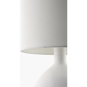   Modern European furniture - Linen Shade Ceramic Table Lamp - www.oroa.com | Oroa.com
