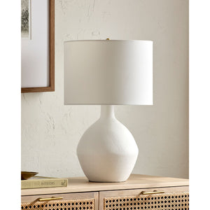   Modern European furniture - Linen Shade Ceramic Table Lamp - www.oroa.com | Oroa.com