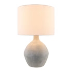 Modern European furniture - Linen Shade Ceramic Table Lamp - www.oroa.com