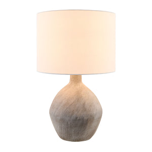   Modern European furniture - Linen Shade Ceramic Table Lamp - www.oroa.com | Oroa.com
