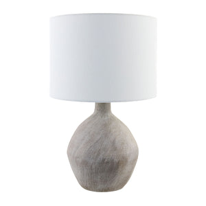   Modern European furniture - Linen Shade Ceramic Table Lamp - www.oroa.com | Oroa.com