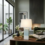 Modern European furniture - Turquoise Ceramic Accent Table Lamp - www.oroa.com