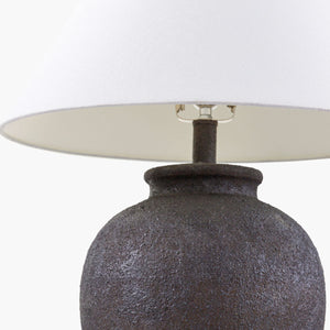   Modern European furniture - Ceramic White Linen Table Lamp - www.oroa.com | Oroa.com