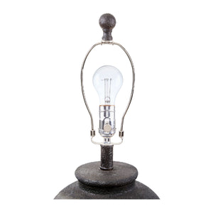   Modern European furniture - Brown Rattan Ceramic Table Lamp - www.oroa.com | Oroa.com