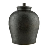 Modern European furniture - Brown Rattan Ceramic Table Lamp - www.oroa.com