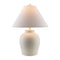 Modern European furniture - Ceramic White Linen Table Lamp - www.oroa.com