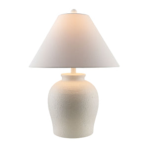   Modern European furniture - Ceramic White Linen Table Lamp - www.oroa.com | Oroa.com