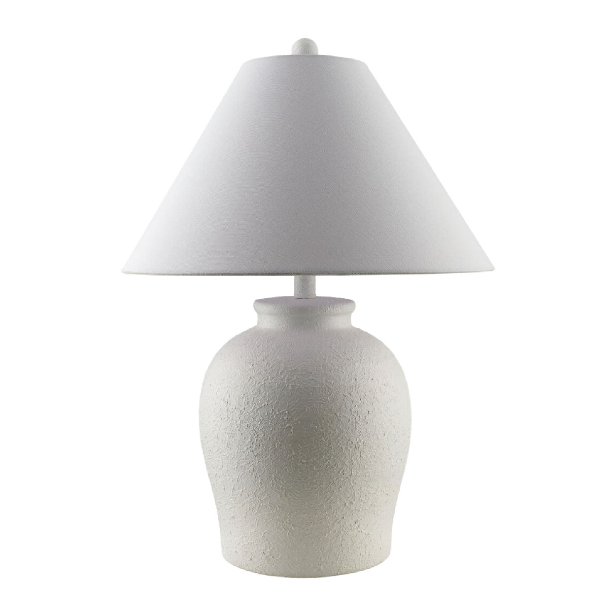   Modern European furniture - Ceramic White Linen Table Lamp - www.oroa.com | Oroa.com
