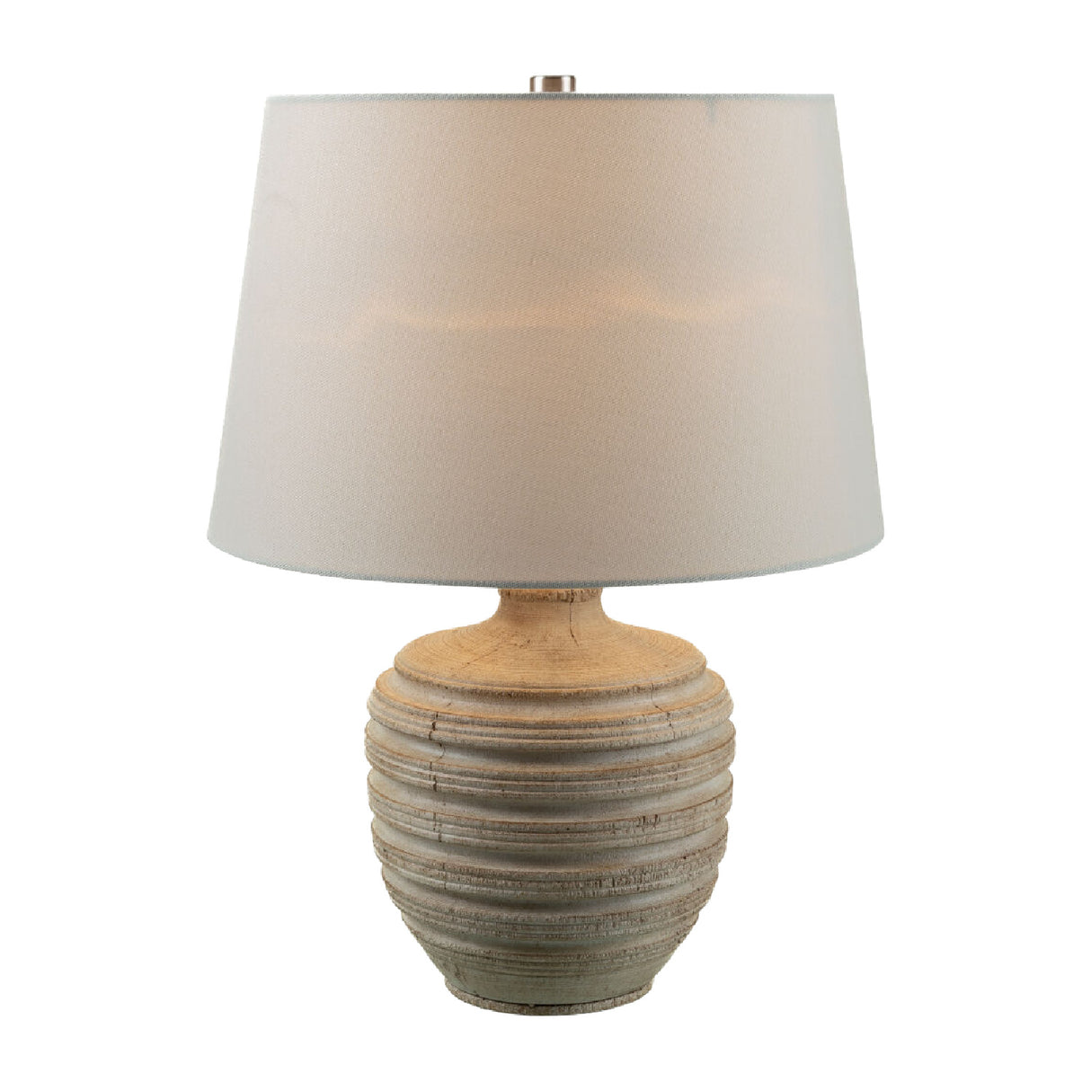   Modern European furniture - Brown Base Linen Table Lamp - www.oroa.com | Oroa.com